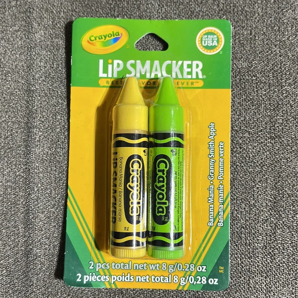 🍏🍌🍉Crayola Flavored Lip Balms🍉🍌🍏